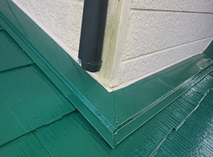 貫板交換・屋根防水塗装工事　中塗り