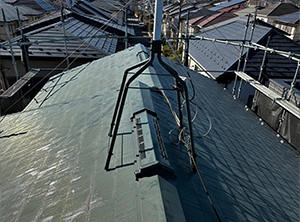 習志野市の屋根塗装・外壁塗装・貫板交換工事　施工前写真