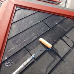 スレート屋根の塗装イメージ