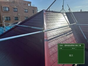 習志野市にて貫板交換工事と屋根塗装