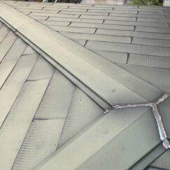 屋根の棟板金イメージ