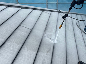 小山市で屋根外壁防水塗装　高圧洗浄